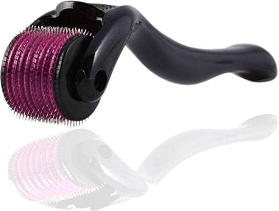 Derma Roller 0.5mm with 540 Micro Needle for Hair Growth and Facial Skin Therapy| Skin Care Beauty Tool for Anti-Aging Skin Repair, for Men and Women - Pack of 1